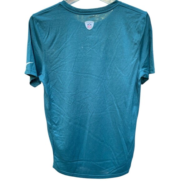 Philadelphia Eagles Nike Dri-Fit Tee Unisex Sz  L (runs small)Green Graphic NFL - Picture 2 of 15